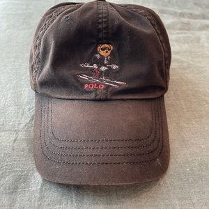 RARE VINTAGE SKI BEAR POLO HAT